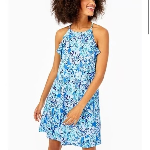 EUC Lilly Pulitzer Billie Dress - Suns Out Funs Out - Medium - Picture 4 of 4